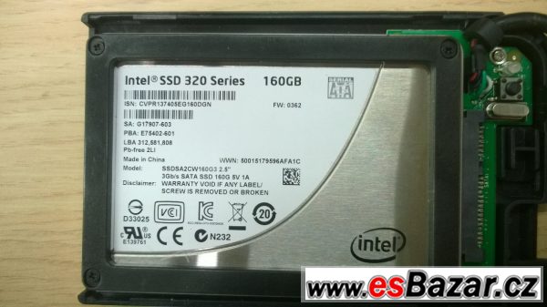 SSD disk Intel - záruka