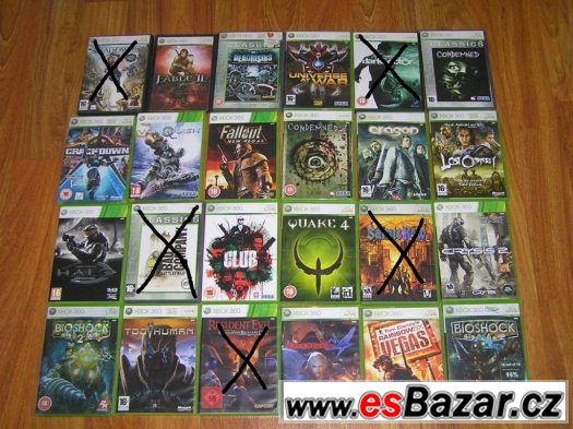 Prodám hry na XBOX 360