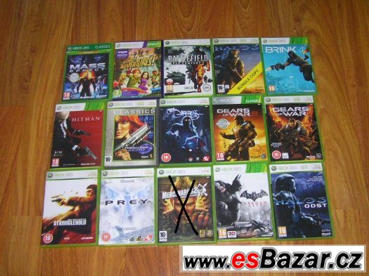 Prodám hry na XBOX 360