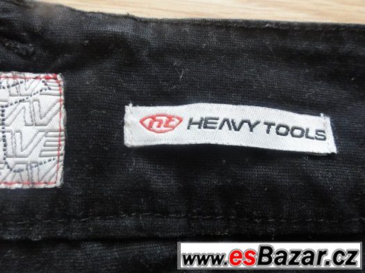 Dámské černé plátěné kalhoty Heavy Tools