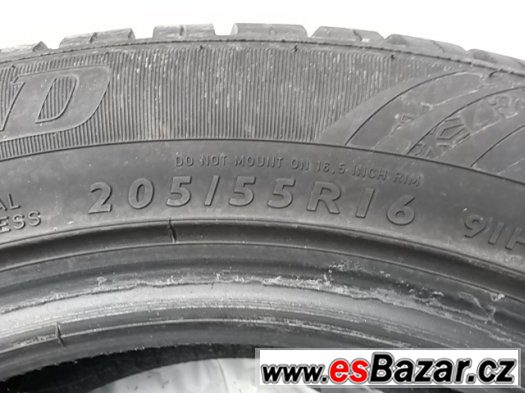 Zimní Dunlop 205/55/R16, 4 ks