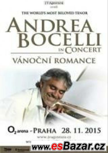 ANDREA BOCELLI VSTUPENKY -KOUPIM