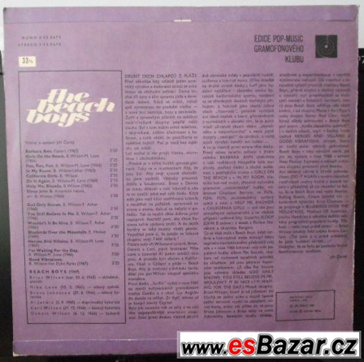 Prodam Beach Boys LP Prodam Beach Boys LP