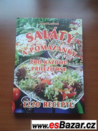 Velká kniha - kuchařka Saláty a pomazánky