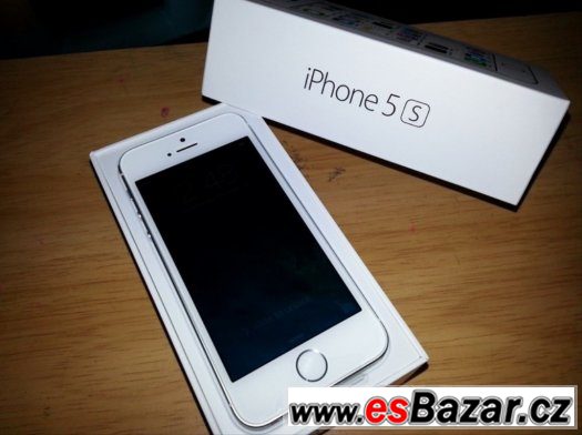 Apple iPhone 5S stříbrný 16gb 2 roky starý TOP stav