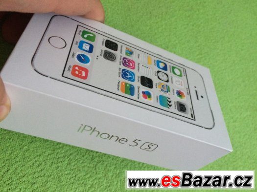 Apple iPhone 5S stříbrný 16gb 2 roky starý TOP stav