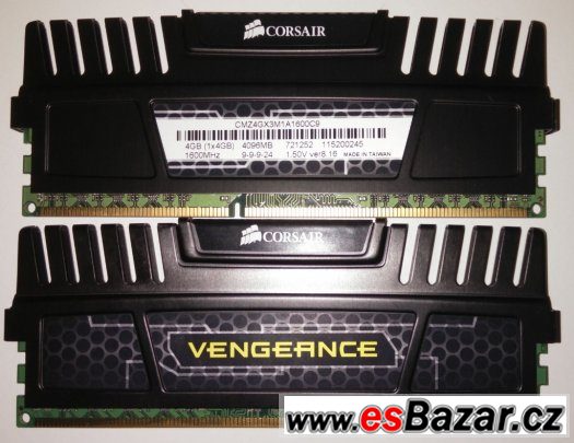Corsair Vengeance Black 2x4GB DDR3 1600
