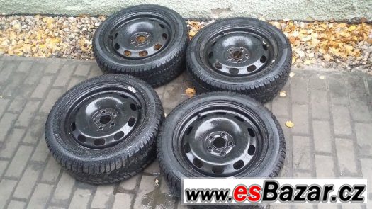 Zimní kola 5x100 195/50 R15 Škoda Fabia Roomster VW Golf