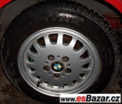 BMW - originální zimní hliníková kola 15" styl 6 - pneu 60%