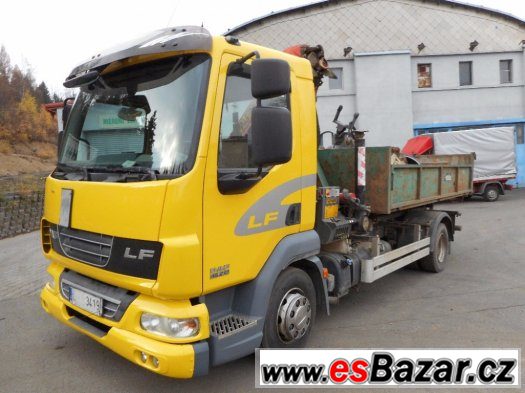 Prodám DAF 45.210 kontejner + HR Palfinger