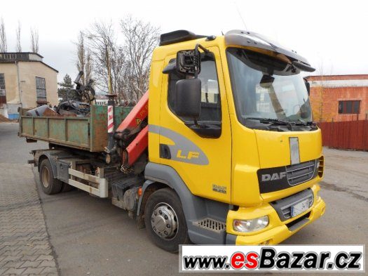 Prodám DAF 45.210 kontejner + HR Palfinger