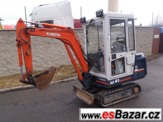 Prodám rypadlo Kubota KX 41