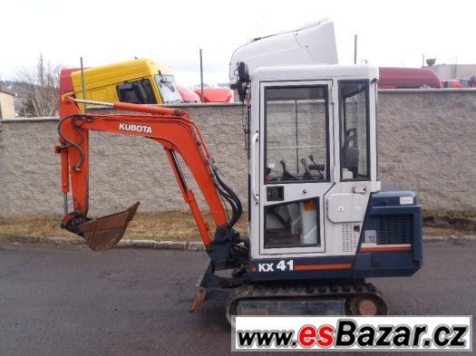 Prodám rypadlo Kubota KX 41