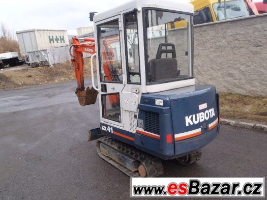 Prodám rypadlo Kubota KX 41