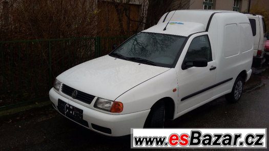 VW Caddy 1.9Di 47kw,2002,nová STK