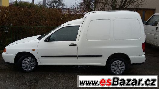 VW Caddy 1.9Di 47kw,2002,nová STK