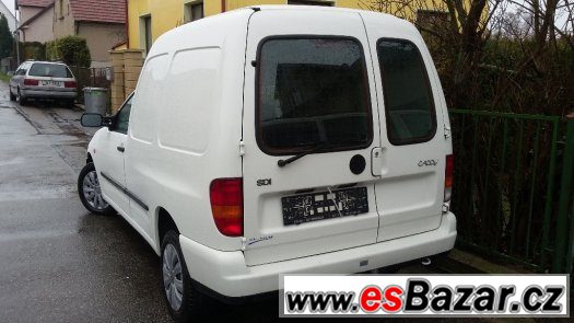 VW Caddy 1.9Di 47kw,2002,nová STK