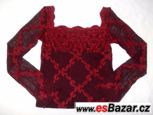 damske-vinove-cervene-triko-moda-intranitonal-m