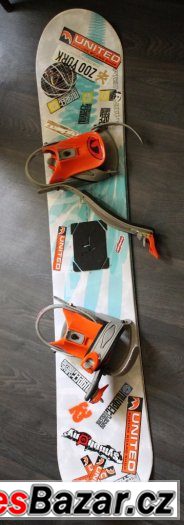 Snowboard Sporten s vázáním + vak ( + boty )
