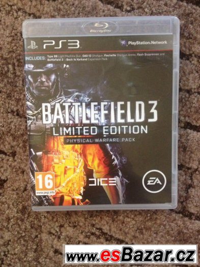 Battlefield 3 LIMITED EDITION ps3