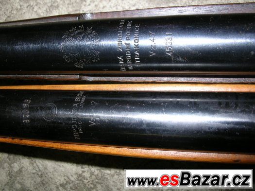 2x Vojenská vzduchovka vzor VZ 47 CZ 2 kusy prodám 2x Vojenská vzduchovka vzor VZ 47 CZ 2 kusy prodám