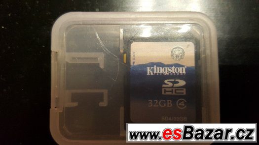 Prodám tuto pam.kartu SDHC 32 GB Kingston lifetime waranty