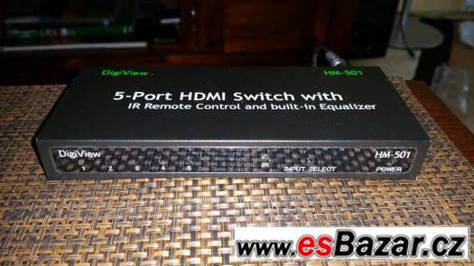 HDMI 5x DigiView rozbocovac HDMI 5x DigiView rozbocovac