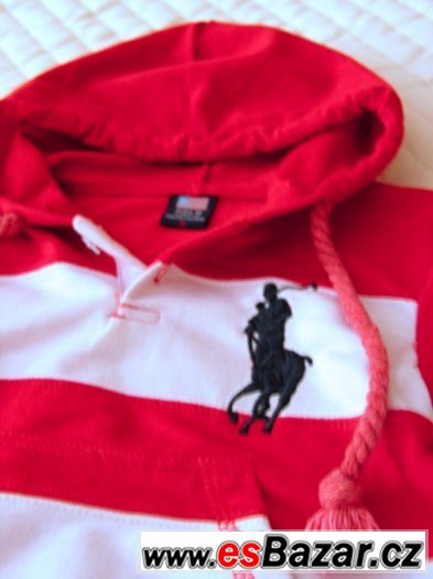 274 - Ralph Lauren POLO klokánka s kapucí - vel.3roky 274 - Ralph Lauren POLO klokánka s kapucí - vel.3roky