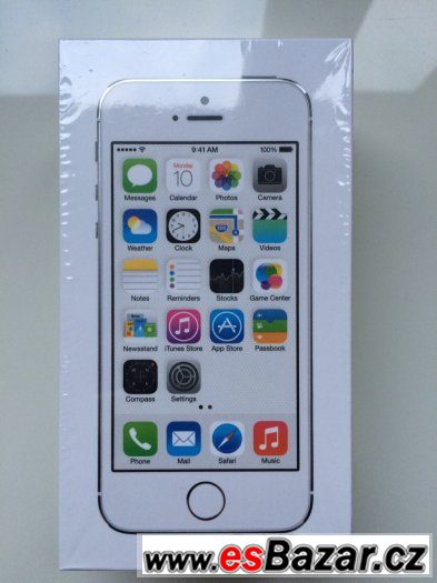Apple iPhone 5S 16 GB silver Nový, záruka 2 roky T-Mobile