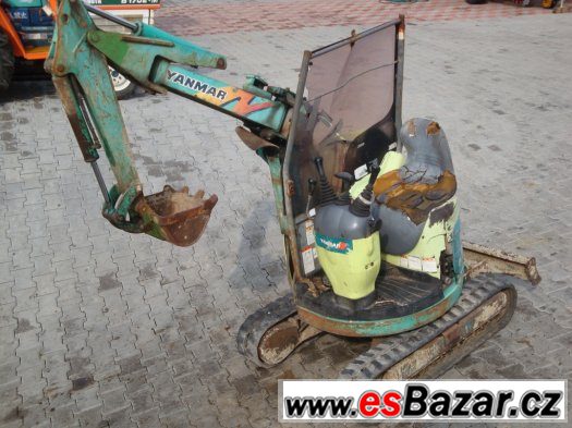 Pásový minibagr Yanmar B1U s hmotností 980 kg