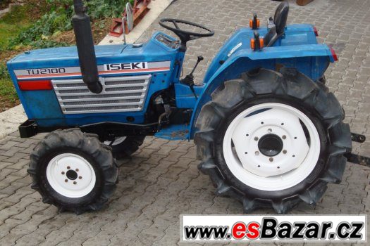 Malotraktor ISEKI TU2100 s výkonem 21 Hp, 4x4, tříválec