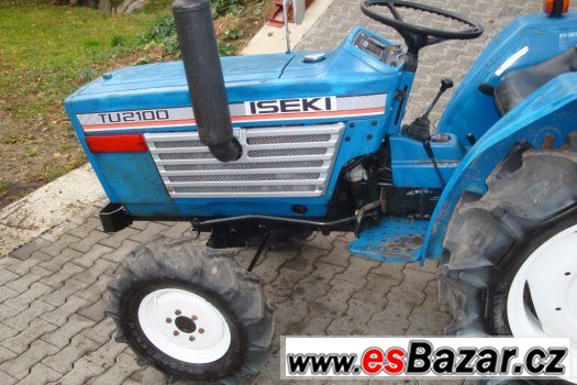 Malotraktor ISEKI TU2100 s výkonem 21 Hp, 4x4, tříválec