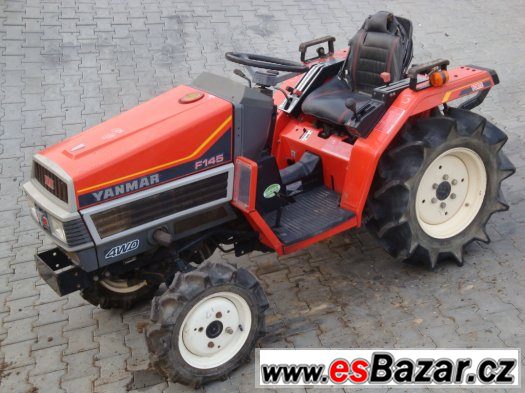 Malotraktor Yanmar F145, 14 Hp, pohon 4x4, tříválec