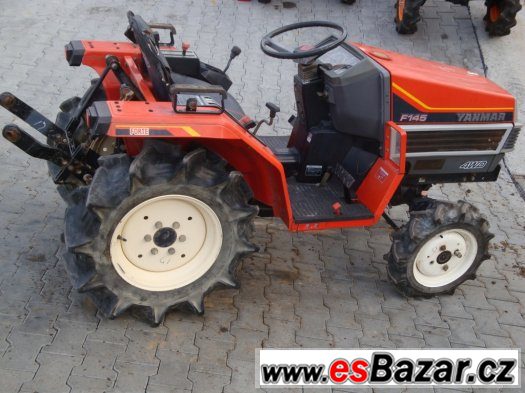 Malotraktor Yanmar F145, 14 Hp, pohon 4x4, tříválec Malotraktor Yanmar F145, 14 Hp, pohon 4x4, tříválec