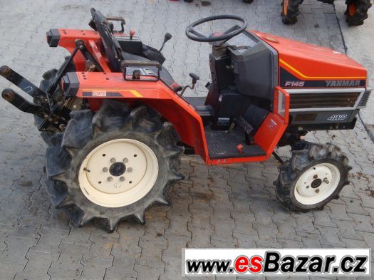 Malotraktor Yanmar F145, 14 Hp, pohon 4x4, tříválec