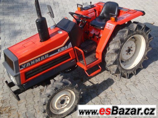 Malotraktor Yanmar F24D s výkonem 24 Hp, 4x4, tříválec