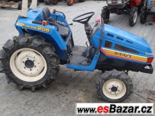 Malotraktor ISEKI TU205F 20 Hp, 4x4, diesel, tříválec