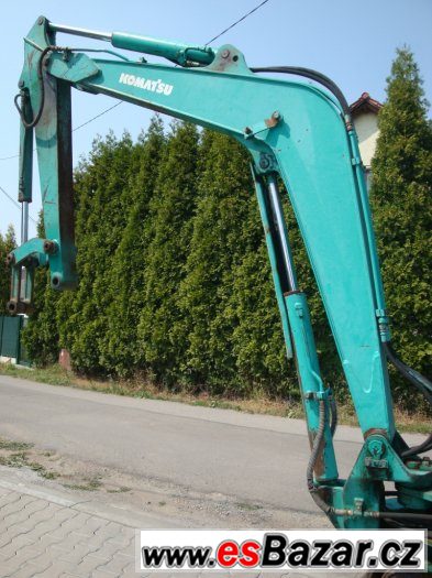 Minibagr KOMATSU PC20-7, minirýpadlo - hmotnost 2t