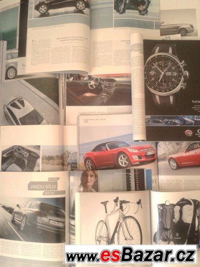 Auto magazíny světových značek a další časopisy