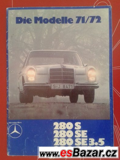 Originál prospekty firmy Mercedes-Benz zachovalé