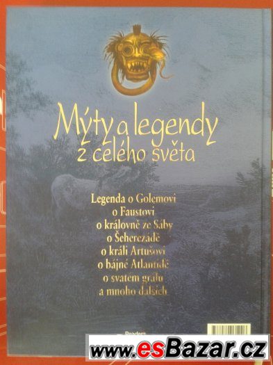 Kniha Mýty a legendy z celého světa