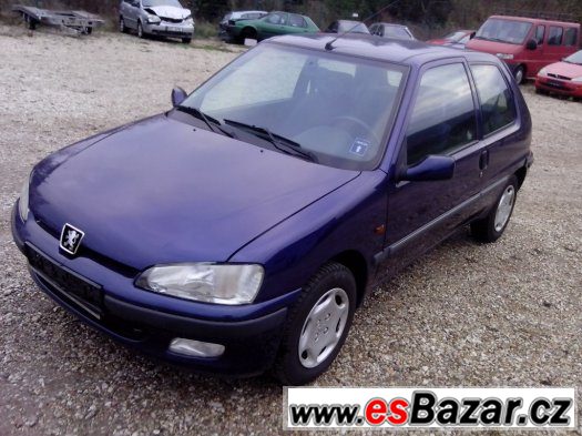 Peugeot 106 1,1i, 44kw, r.v. 1998, dovoz SRN