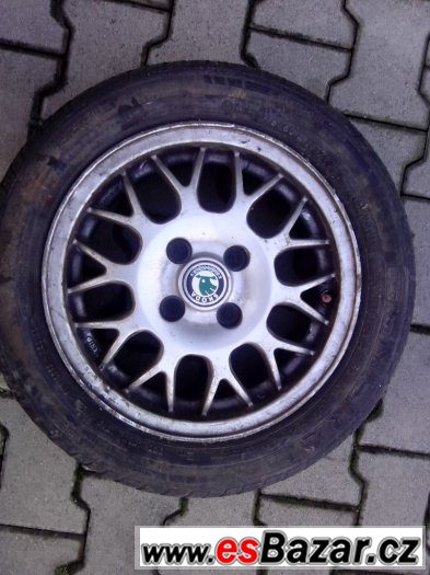 Originální ALU ráfky 5x 1/2 14ET40, pneu 175/60R14