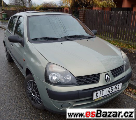 Renault Clio 1.2 43kW, 2001, STK do 11/2017 Renault Clio 1.2 43kW, 2001, STK do 11/2017