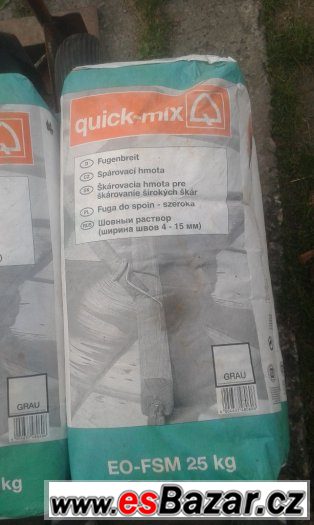 spárovací hmota Quick mix šedá 4 - 15 mm