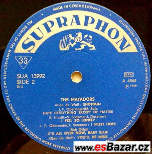 THE MATADORS-The Matadors (mono) ZADÁNO