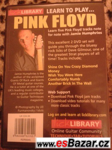 DVD Pink Floyd výukové