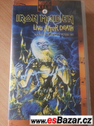 Iron Maiden live after death vhs