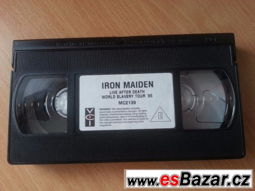 Iron Maiden live after death vhs