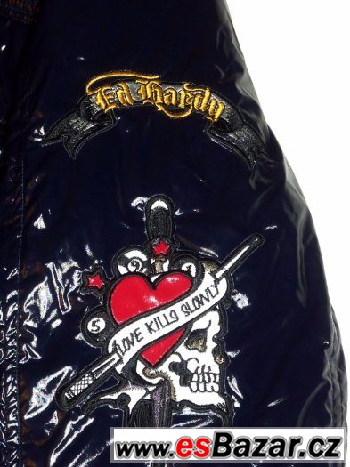 Zimní bunda Ed Hardy Love Kills nová